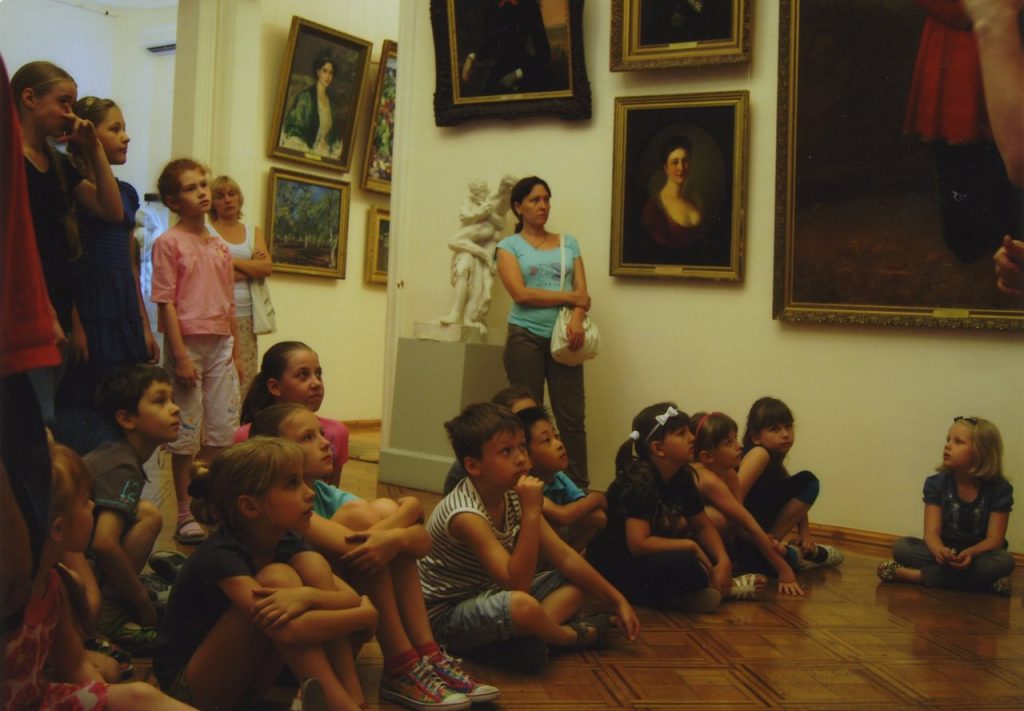 Summer camp in the museum during the school holidays